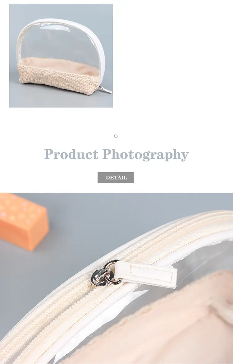 close-up-of-woven-texture-base-and-pu-zipper-stitching