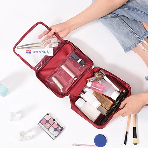 bearky-cz208-red-waxed-canvas-leather-dopp-kit