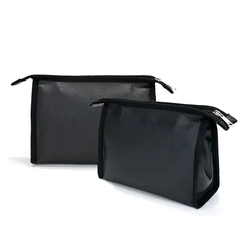 minimalist-black-pu-leather-cosmetic-bag-vanity-organization
