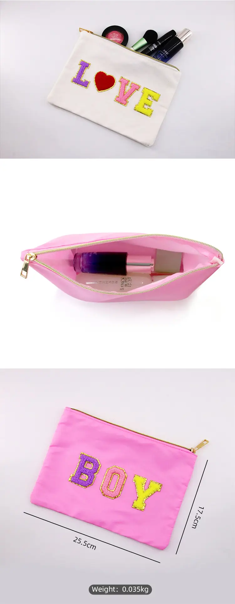 custom-makeup-bag-hardware-logo-methods