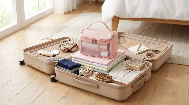 discount travel bag organizer toiletry manufacturers Affordable Luggage & Top-Rated Gear on or checked bag without wasting an inch of packing space Best Travel Makeup Bags 2026
