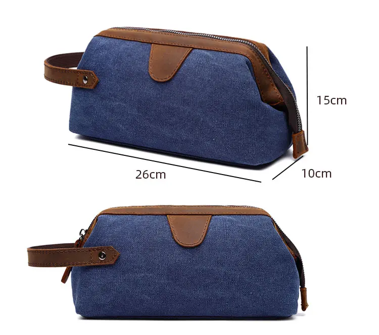 custom-logo-canvas-leather-toiletry-bag custom-logo-canvas-leather-toiletry-bag