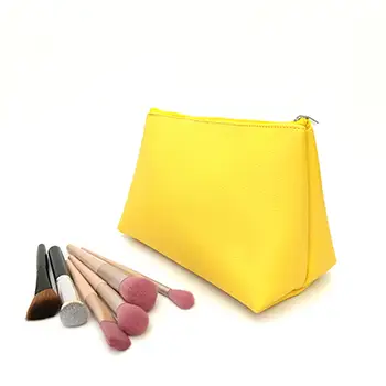 2026 Latest Plain Cosmetic Pouch Student Convenient Storage Mens Toiletry Bag Leather