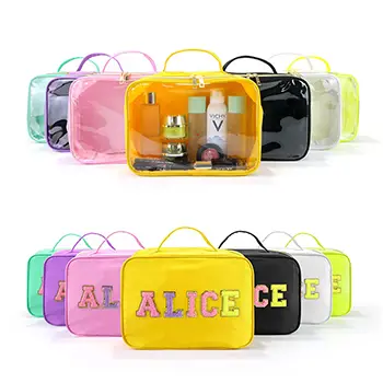 Custom Transparent PVC Cosmetic Bag for Beauty & Travel Brands