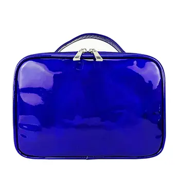 Custom Glossy PU Leather Travel Cosmetic Bag Manufacturer for Beauty Brands & Travel Kits
