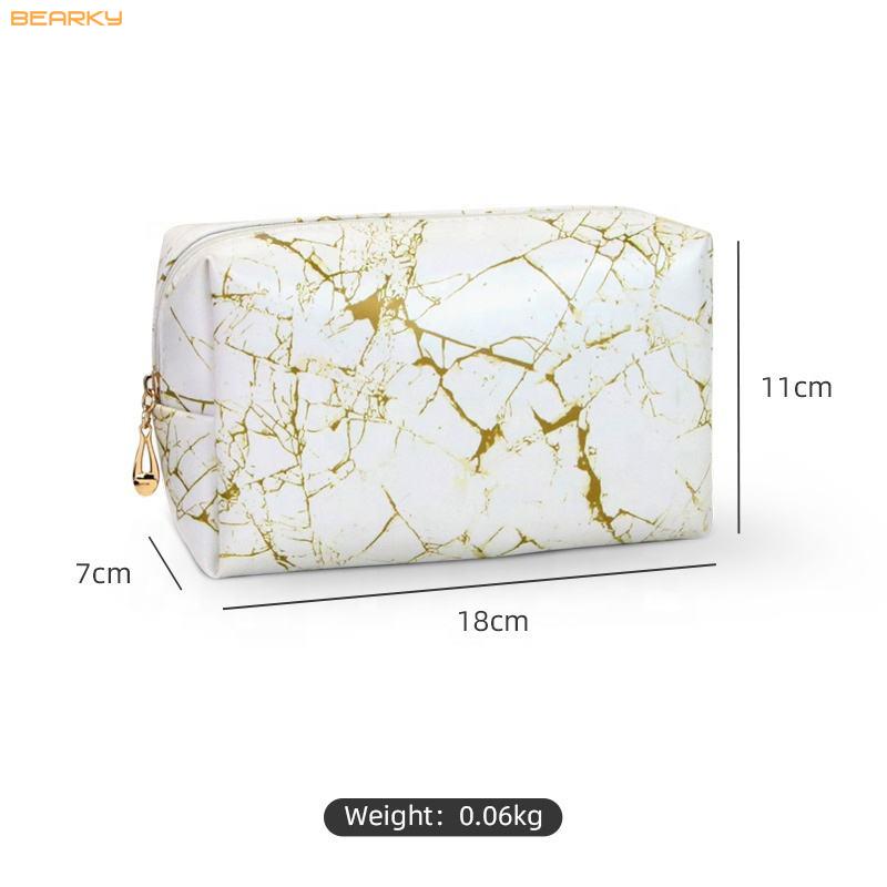 Wholesale Marble Pattern Cosmetic Bag | Private Label Makeup Pouch Manufacturer
