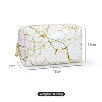 Wholesale Marble Pattern Cosmetic Bag | Private Label Makeup Pouch Manufacturer