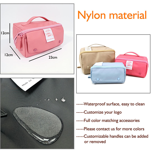 Large Capacity Multi-Compartment Cosmetic Bag – Versatile Travel Makeup Organizer