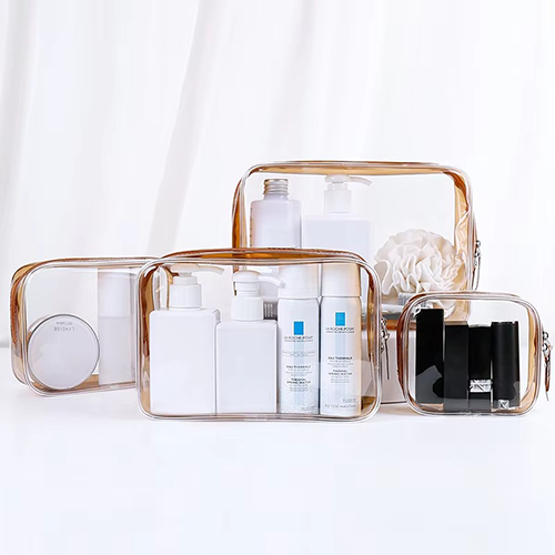 Transparent Portable TPU Cosmetic Bag – Waterproof Travel Organizer Pouch