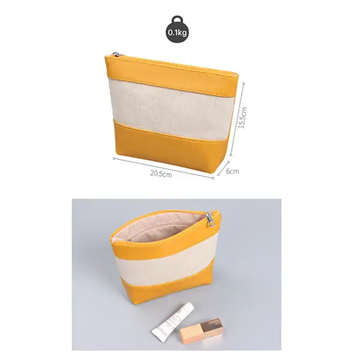 China Wholesale Creative Student Gift Personalized Travel Pu Leather Cosmetic Bags