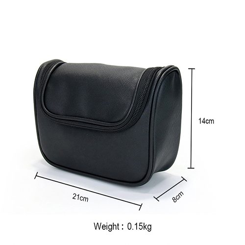 Waterproof  Rectangle Lipstick Make Up Brush Case Leather Makeup Pouch