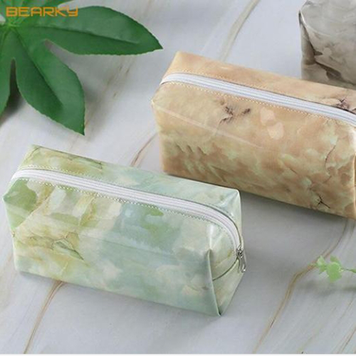 Wholesale Marble Custom Waterproof Toiletry Bag Large Travel Cosmetic Make Up Bag