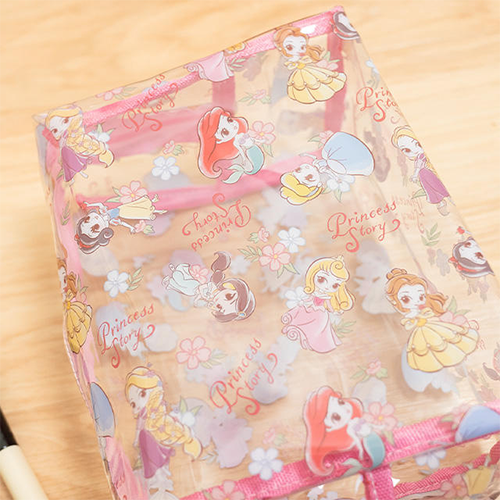 Clear PVC Cosmetic Bag – Playful Printed Makeup Pouch for Kids and Teens