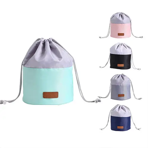 Creative Mesh Toiletry Bag Home Use Drawstring Nylon Makeup Bag