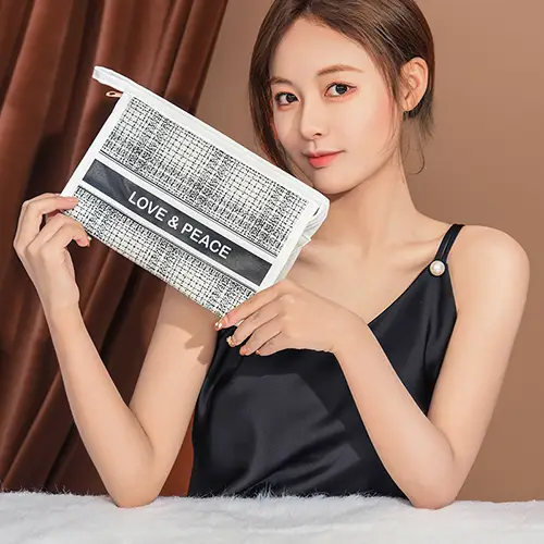 Premium Woven Travel Cosmetic Organizer - Beauty Brand OEM Bulk Line