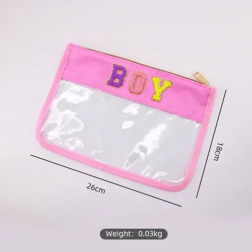 Custom Clear Cosmetic Bag Manufacturer | PVC Travel Toiletry Bag Supplier