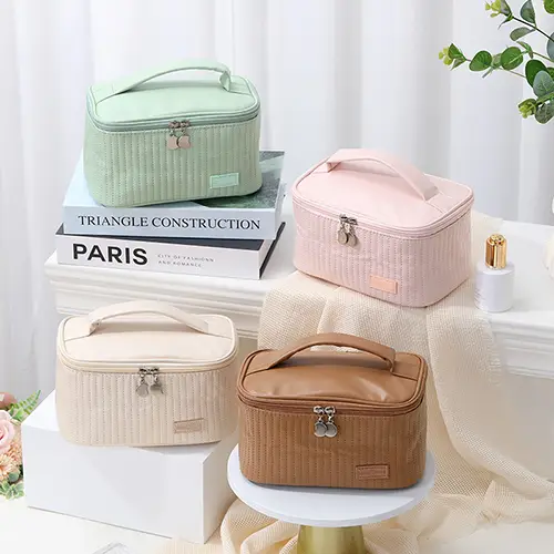 Custom Quilted Cosmetic Bags for Beauty Brands & Gift Collections