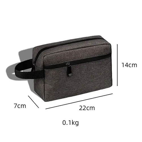 Bearky Small Oxford Travel Makeup Bag Cosmetic Case for Women