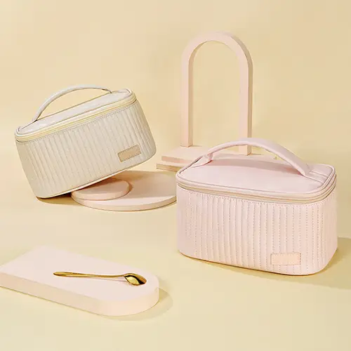 Custom Quilted Cosmetic Bags for Beauty Brands & Gift Collections