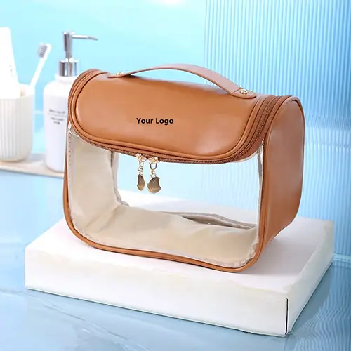 New Fashion Transparent Hook Beach Luxury Makeup Bag Waterproof Manufacturers Clear Travel Large Toiletry Bag Womens