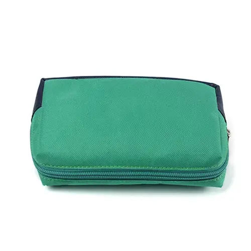 Promotion Personalized Zipper Men's Cosmetic Bag Korean Portable Makeup Organizer