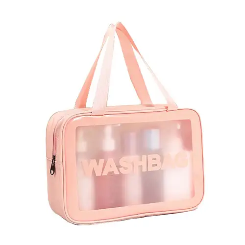Little Yellow Duck Transparent Outdoor Beach Personalized pattern Hanging Cosmetic Bags