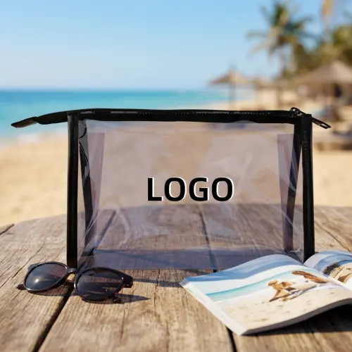 Factory Custom Pvc Transparent Makeup Pouch Fashion Best Travel Cosmetics Bag