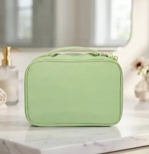 Bearky New Best Makeup Cosmetic Bag Travel Student Girls Outdoor Large Makeup Organizer Bag