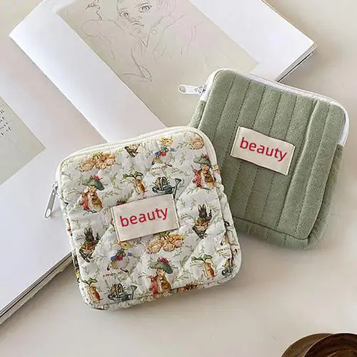 Wholesale Quilted Cosmetic Pouch Set | Pastel Makeup Bags with Soft Fabric & Elegant Design for Beauty Brands & Retailers