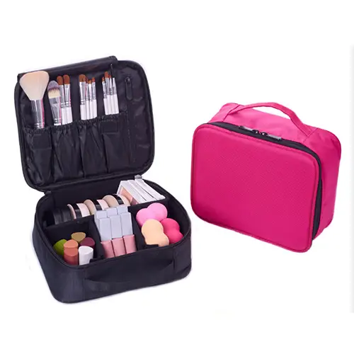Customizable Professional Makeup Organizer Case | Modular Cosmetic Bag for Beauty Brands