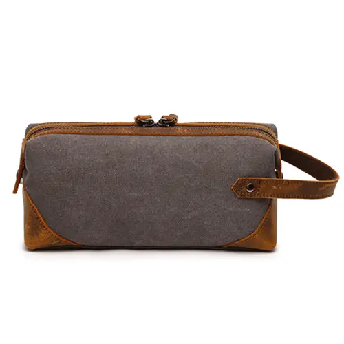 New Custom Wholesale Luxury Mens Travel Toiletry Bag Hanging Dopp Kit