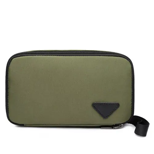 Customized Waterproof Polyester Black Mens Toiletry Bag Personalized Cosmetic Bags