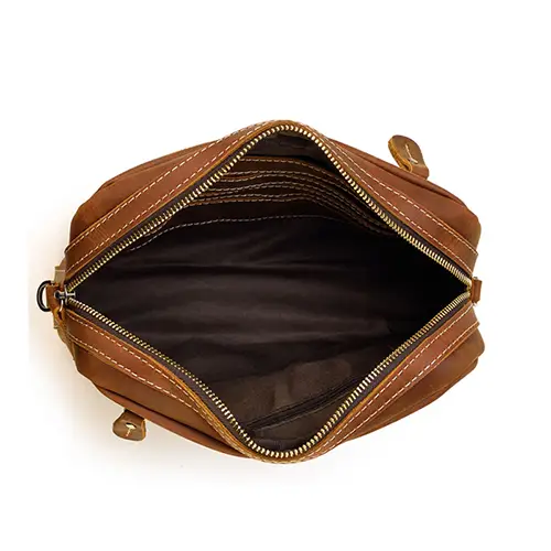 Premium Leather Toiletry Travel Organizer – Luxurious and Durable with Multiple Compartments
