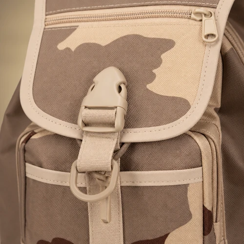Versatile Polyester Backpack – Two-Strap and One-Strap Convertible Design