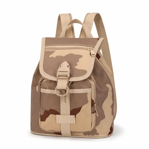 Versatile Polyester Backpack – Two-Strap and One-Strap Convertible Design