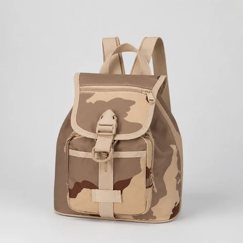 Versatile Polyester Backpack – Two-Strap and One-Strap Convertible Design