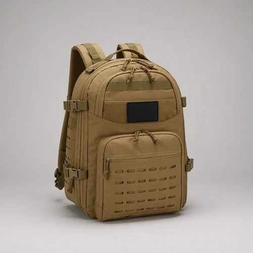 Travel Tactical Backpack – Large MOLLE Rucksack with Luggage Strap